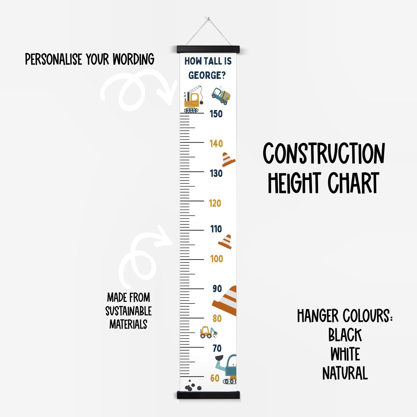 Construction Height Chart