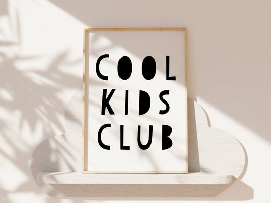 Cool Kids Print A4