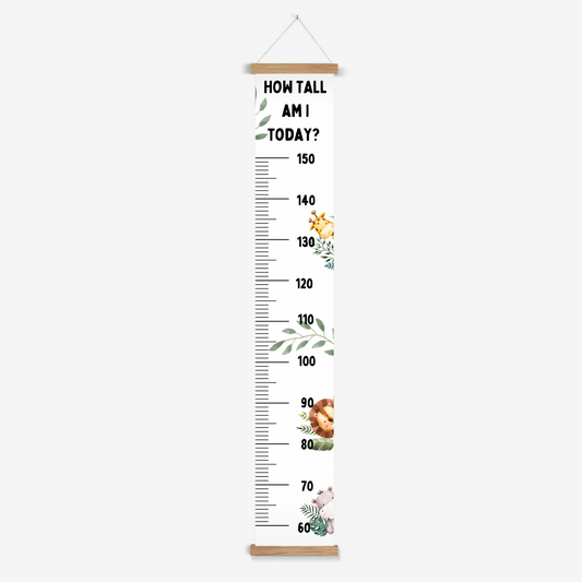 Jungle Animals Height Chart