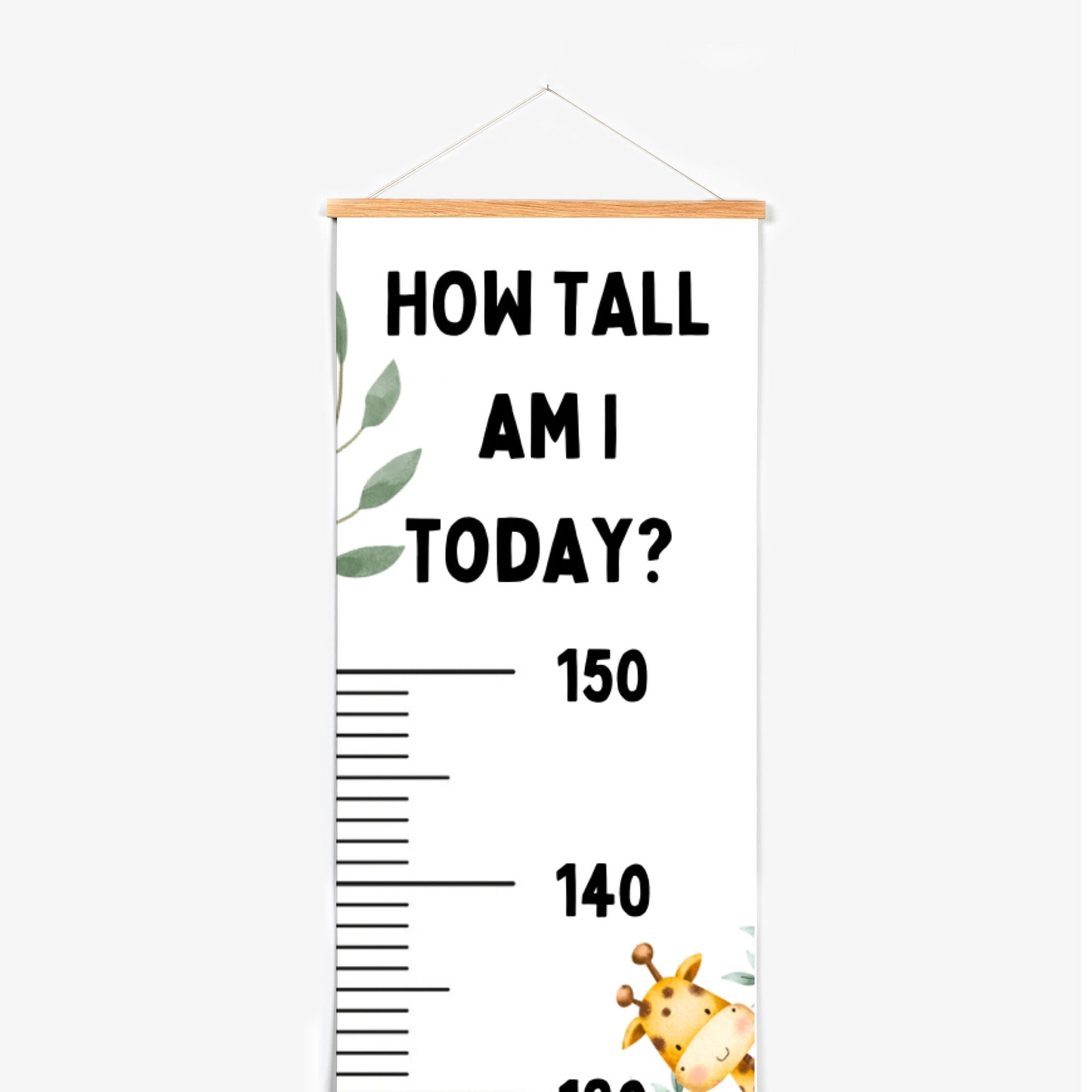 Jungle Animals Height Chart