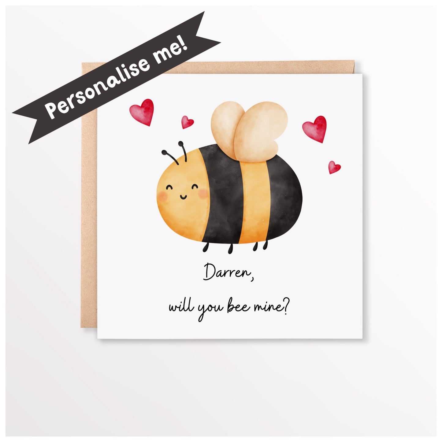 Bee Mine Valentines Card